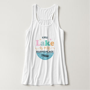 Het meer is mijn gelukkige plek tanktop