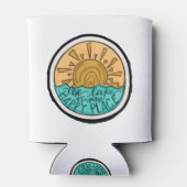 Het meer is mijn Happy Place Boating Gift Blikjeskoeler (Achterkant)