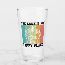 Het meer is mijn Happy Place Distress Vintage Lake