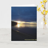 Het Meer Notecards van de duif Kaart (Gele Bloem)