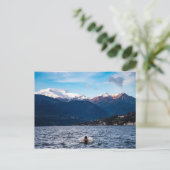 Het meer orta in Noord-italië Briefkaart (Staand voorkant)