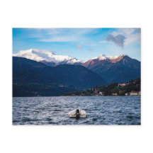 Het meer orta in Noord-italië