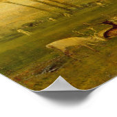 Het meer Petworth: Sunset, Fighting Bucks Poster (Hoek)