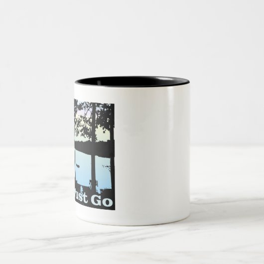 Het meer roept en ik moet gaan tweekleurige koffiemok (Center)