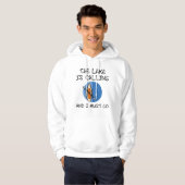 Het meer roept hoodie (Voorkant volledig)