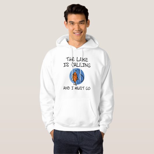 Het meer roept hoodie (Voorkant volledig)
