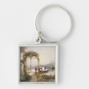Het meer, Trentham Hall Gardens, uit 'The Gardens' Sleutelhanger