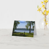 Het Meer van Alabama van de kaart van de nota (Gele Bloem)