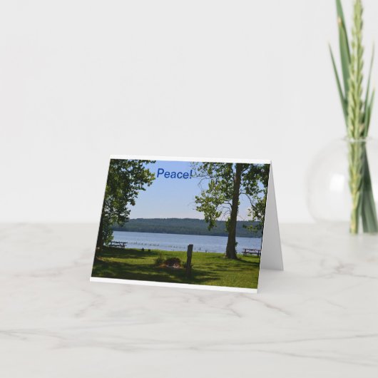 Het Meer van Alabama van de kaart van de nota (Voorkant)