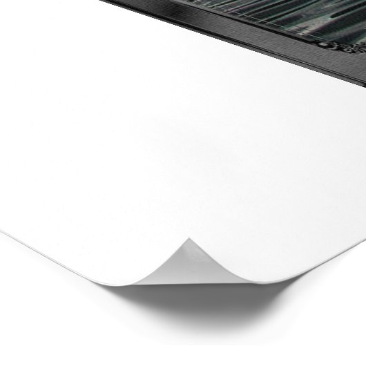 Het meer van Bled, uitzicht in de schemering Poster (Hoek)