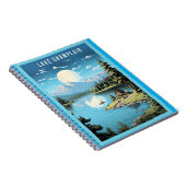 Het meer van Champlain, Vermont illustratie, Notitieboek (Rechterzijde)