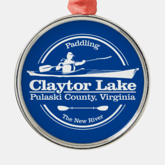 Het meer van Claytor (SK) Metalen Ornament