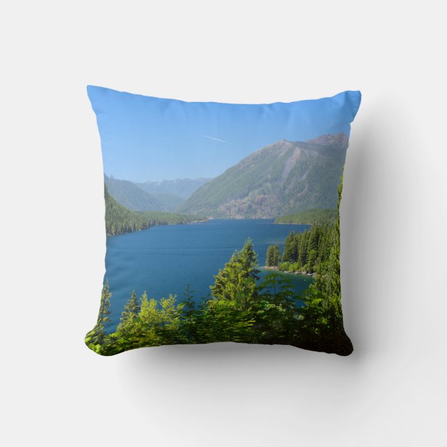 Het meer van Cushman in Summer Pillow Kussen (Voorkant)