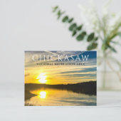 Het meer van de Arbuckles, Chickasaw National Rec  Briefkaart (Staand voorkant)