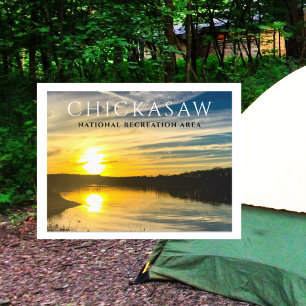 Het meer van de Arbuckles, Chickasaw National Rec  Briefkaart