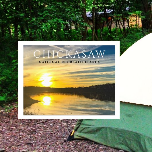 Het meer van de Arbuckles, Chickasaw National Rec  Briefkaart