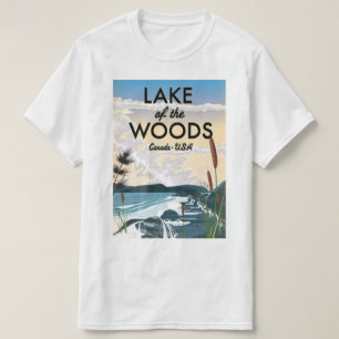Het meer van de Bossen in de VS canada T-shirt