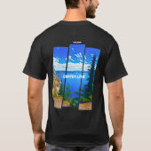 Het meer van de Christelijke kerker T-shirt (Achterkant)