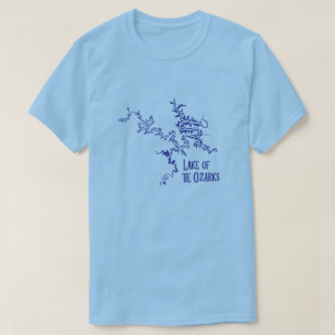 Het meer van de Maart van de Ozarks Missouri T-shirt