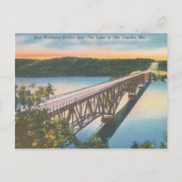 Het meer van de  Niangua Bridge-Briefkaart van Oza Briefkaart
