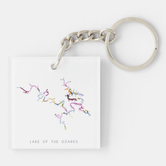 Het meer van de Sleutelhanger van de Silhouette Ka (Achterkant)