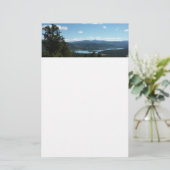 Het meer van de twee oceaan in het nationale park  briefpapier (Staand voorkant)