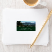 Het meer van de twee oceaan in het nationale park  etiket (Insitu)