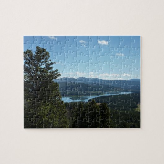 Het meer van de twee oceaan in het nationale park  legpuzzel (Horizontaal)