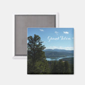 Het meer van de twee oceaan in het nationale park  magneet (Voorkant / Achterkant)