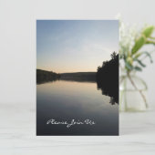 Het meer van de Uitnodigingen van de bruiloft op Z (Staand voorkant)