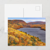 Het meer van de wolken, Porcupine Mountains Park Briefkaart (Voorkant / Achterkant)