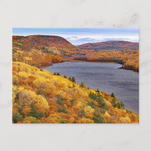 Het meer van de wolken, Porcupine Mountains Park Briefkaart (Voorkant)
