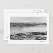 Het meer van Elsinore, de luchtstad CA en het Uitz Briefkaart (Voorkant / Achterkant)