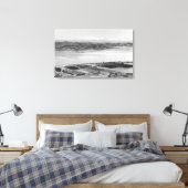 Het meer van Elsinore, de luchtstad CA en het Uitz Canvas Afdruk (Insitu (Slaapkamer))