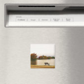 Het meer van Fowler in de herfst, Wisconsin Magneet (Insitu (Vaatwasser))