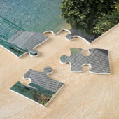 Het meer van Genève in Montreux, Zwitserland Legpuzzel (Zijkant)