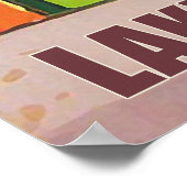 Het meer van Genève, spoorweg, uitzicht van het ra Poster (Hoek)