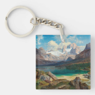 Het meer van Gosau met een Uitzicht van het Dachst Sleutelhanger