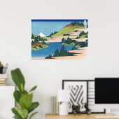 Het meer van Hakone in de provincie Sagami Poster (Thuiskantoor)