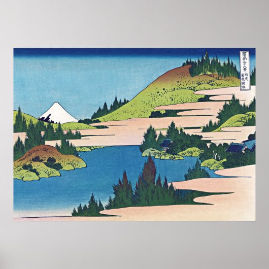 Het meer van Hakone in de provincie Sagami Poster (Voorkant)