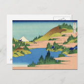 Het meer van Hakone, provincie Sagami (door Hokusa Briefkaart (Voorkant / Achterkant)