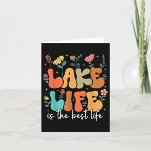 Het meer van het leven is de beste Vibes Summer Va Kaart