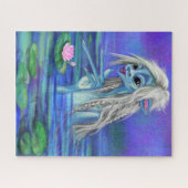 Het meer van het meer van het meer van het water L Legpuzzel (Horizontaal)