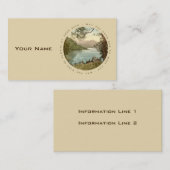 Het meer van Kerry in Ierland met Proverb-Visiteka Visitekaartje (Voorkant / Achterkant)