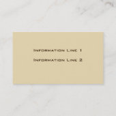 Het meer van Kerry in Ierland met Proverb-Visiteka Visitekaartje (Achterkant)