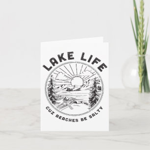 Het meer van Life Cuz stranden van het meer van Sa Kaart