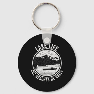 Het meer van Life Cuz stranden zijn zout Funny Lak Sleutelhanger
