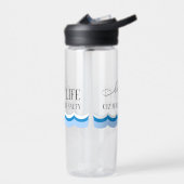 Het meer van Life Cuz stranden zijn zout Waterfles (Links)