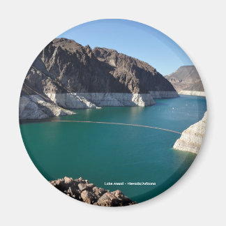 Het meer van Mead in de buurt van de Hooverdam Magneet