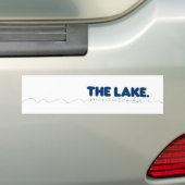 Het meer van Minnetonka — bumpersticker (Op auto)